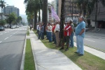 Fotos da manifestação dos aposentados